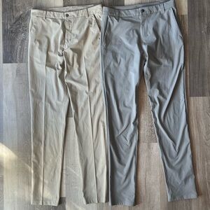 2 Pair Lululemon ABC Pants Men Tall 32x37 Khaki